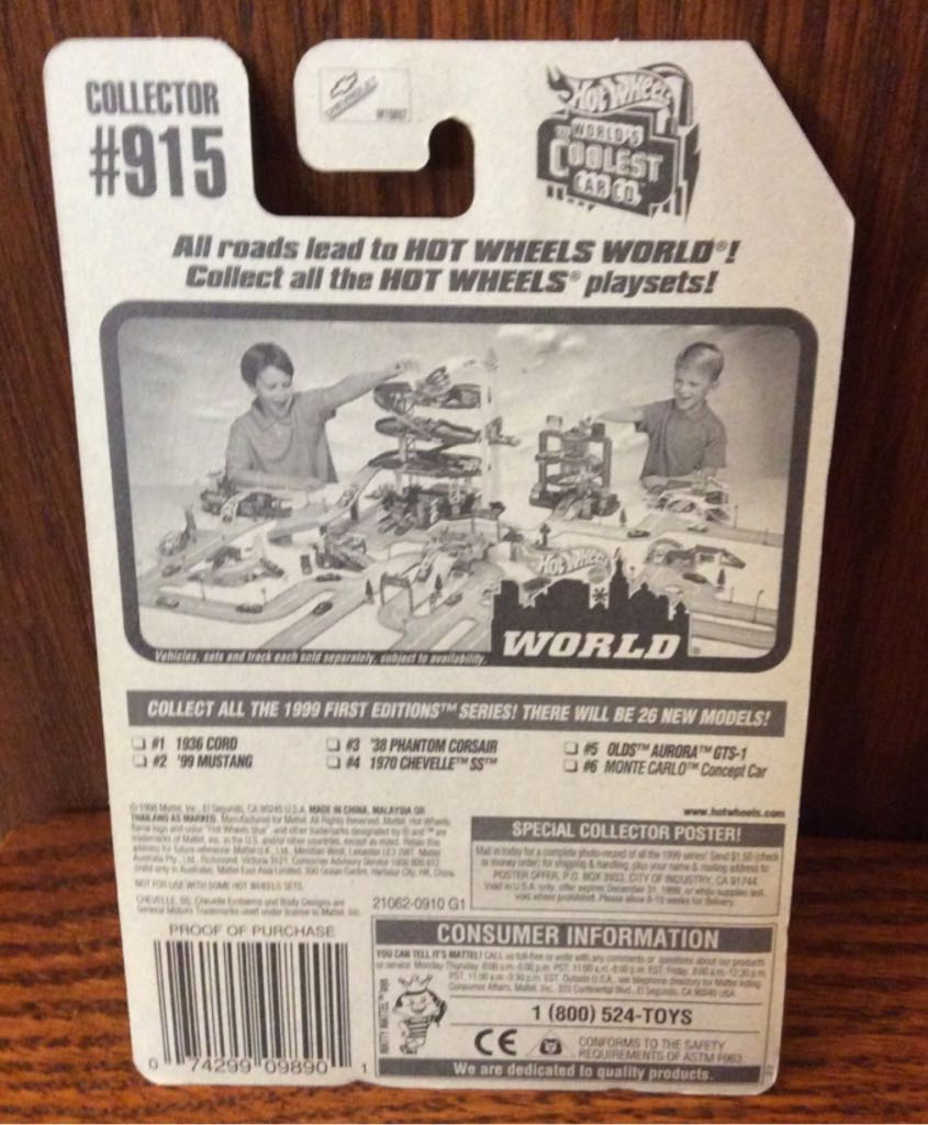 Mattel - 1999 First Editions toy car collectible - Main Image 2