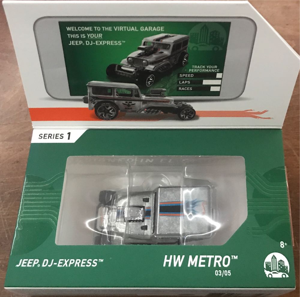 Jeep DJ-Express - HW Metro toy car collectible [Barcode 887961788143] - Main Image 3