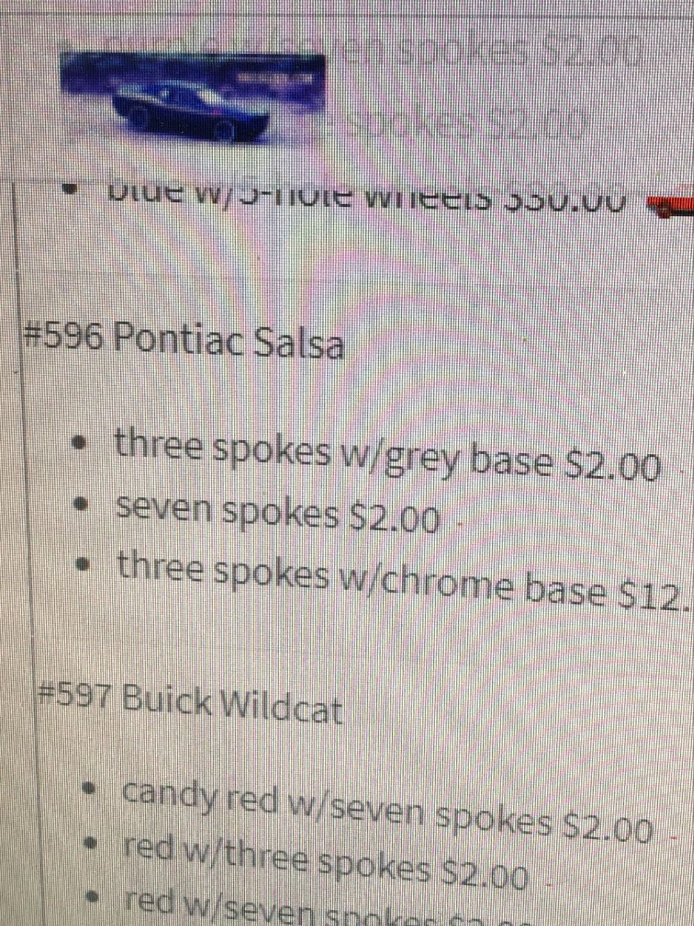 Pontiac Salsa - Fiesta Edition toy car collectible - Main Image 3