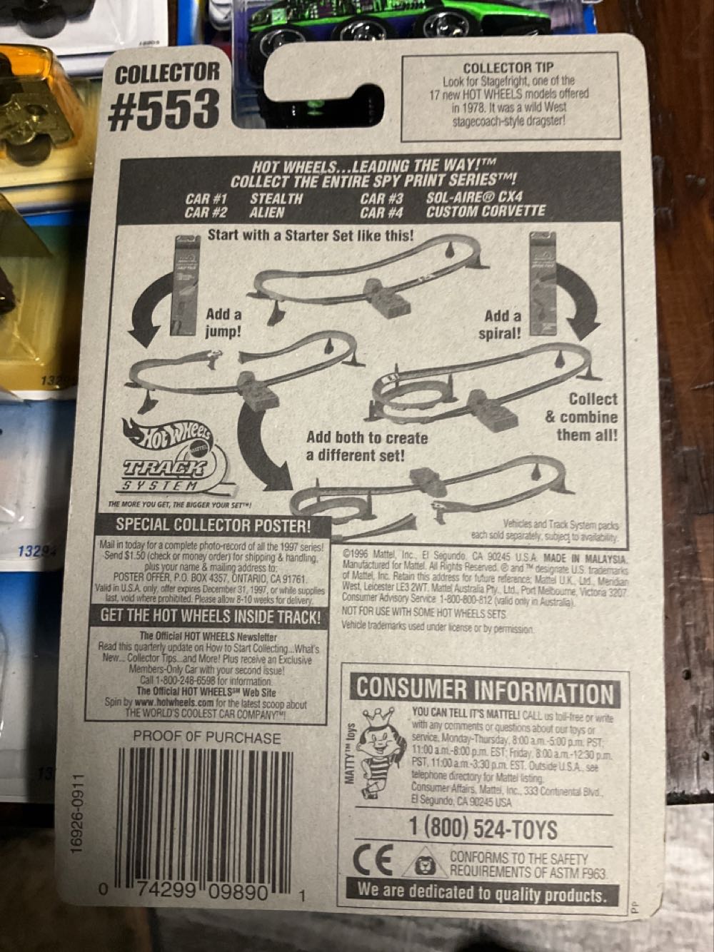 Stealth - 1996 Spy Print Series toy car collectible - Main Image 3