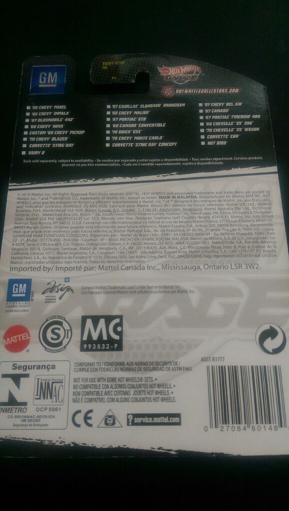 ’67 Camaro - Hotwheels Garage GM toy car collectible - Main Image 2