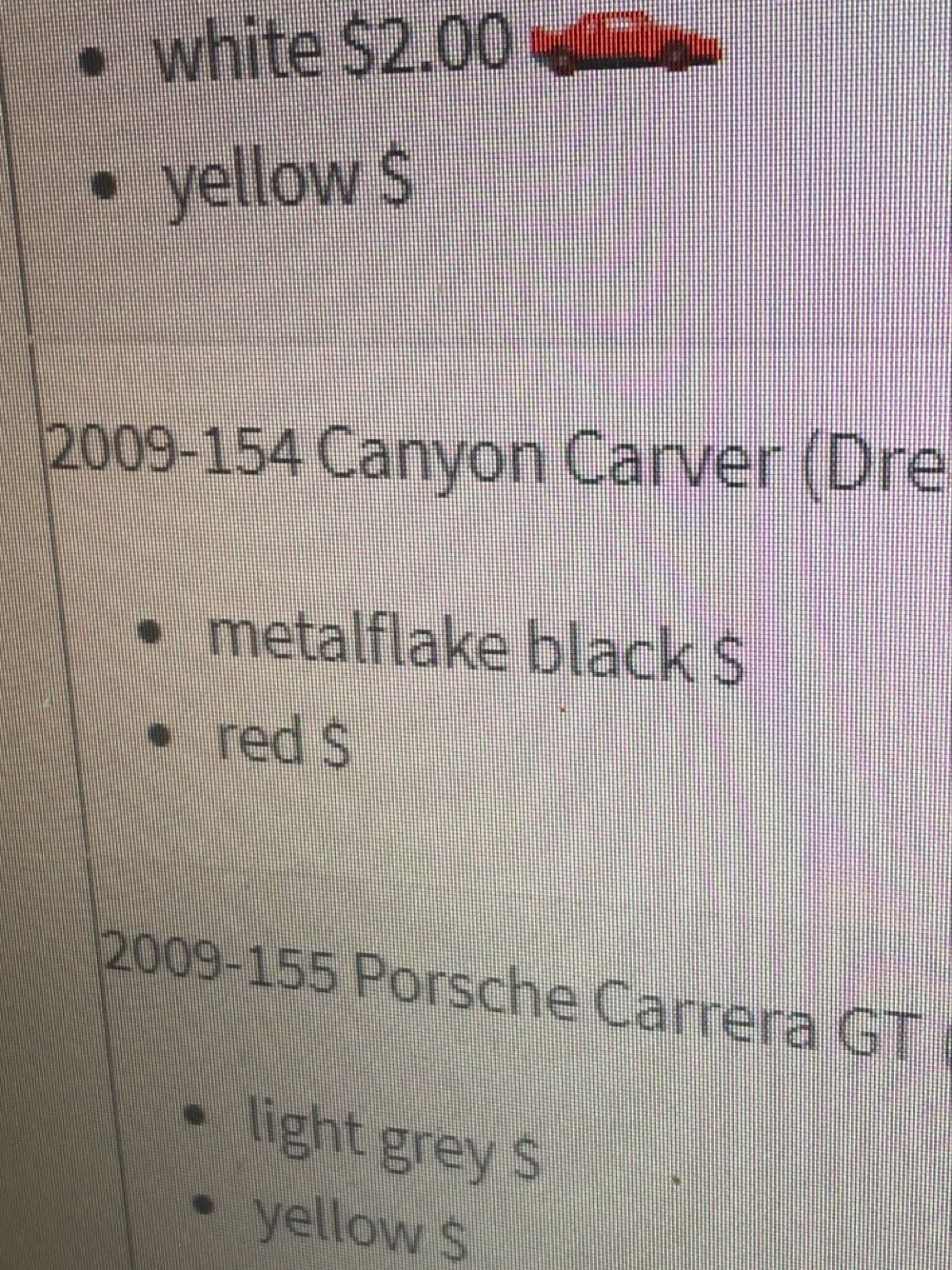 Canyon Carver - 2009 Dream Garage toy car collectible - Main Image 3