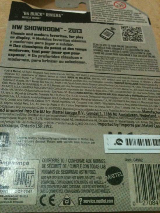 Buick Riviera / 1964 - 2013 HW Showroom toy car collectible - Main Image 2