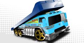 Back Slider - 2013 HW City - City Works toy car collectible - Main Image 2