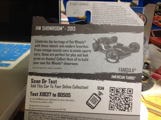 Fangula - 2013 HW Showroom toy car collectible - Main Image 2