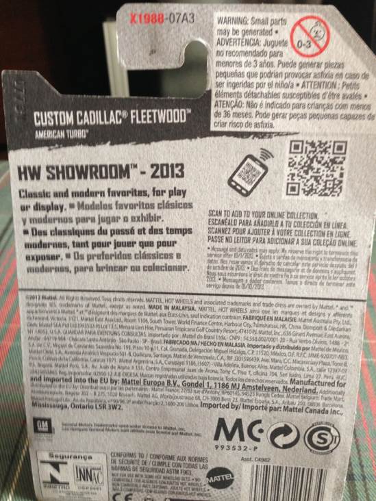 Cadillac Fleetwood - Custom - 2013 Showroom - American Turbo toy car collectible - Main Image 2