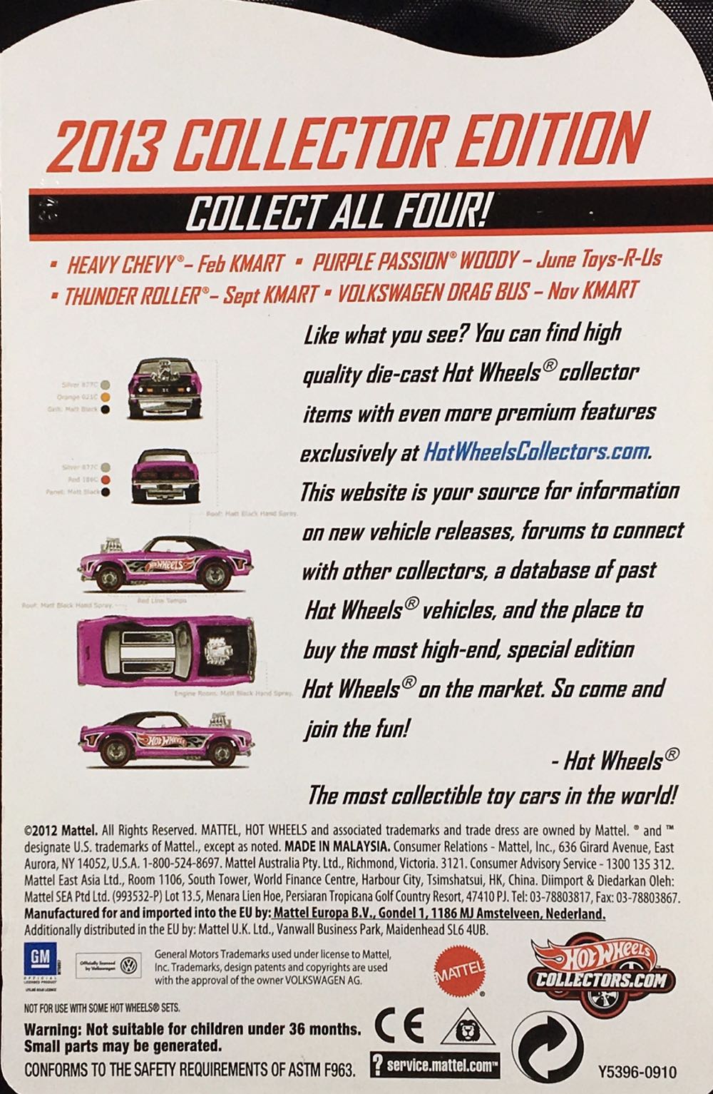 Heavy Chevy - 2013 K Day Mail In toy car collectible - Main Image 4