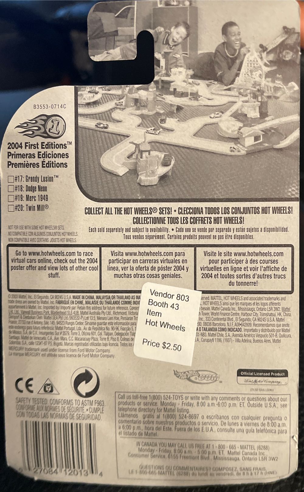 Merc Hardnose 49 - 2004 First Editions #19 toy car collectible - Main Image 2