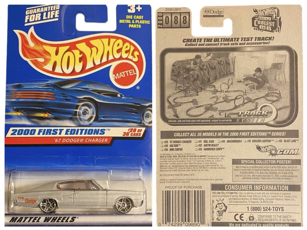‘67 Dodge Charger - 2000 - First Editions toy car collectible - Main Image 4