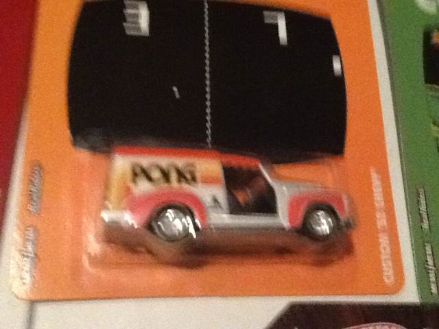 *’School Bus, Green w/flames