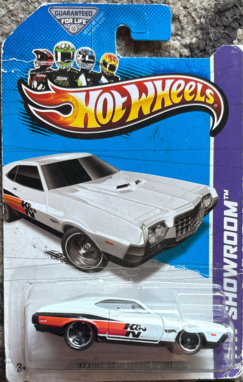 72 Ford Grand Torino Sport - 2013 HW Showroom toy car collectible - Main Image 2