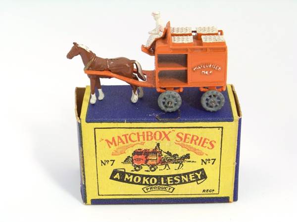 7A - Horse Drawn Milk Float - 1-75 Regular Wheels toy car collectible - Main Image 1