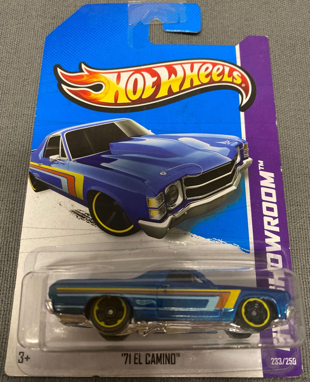 1971 El Camino - HW Showroom: Muscle Mania toy car collectible - Main Image 2