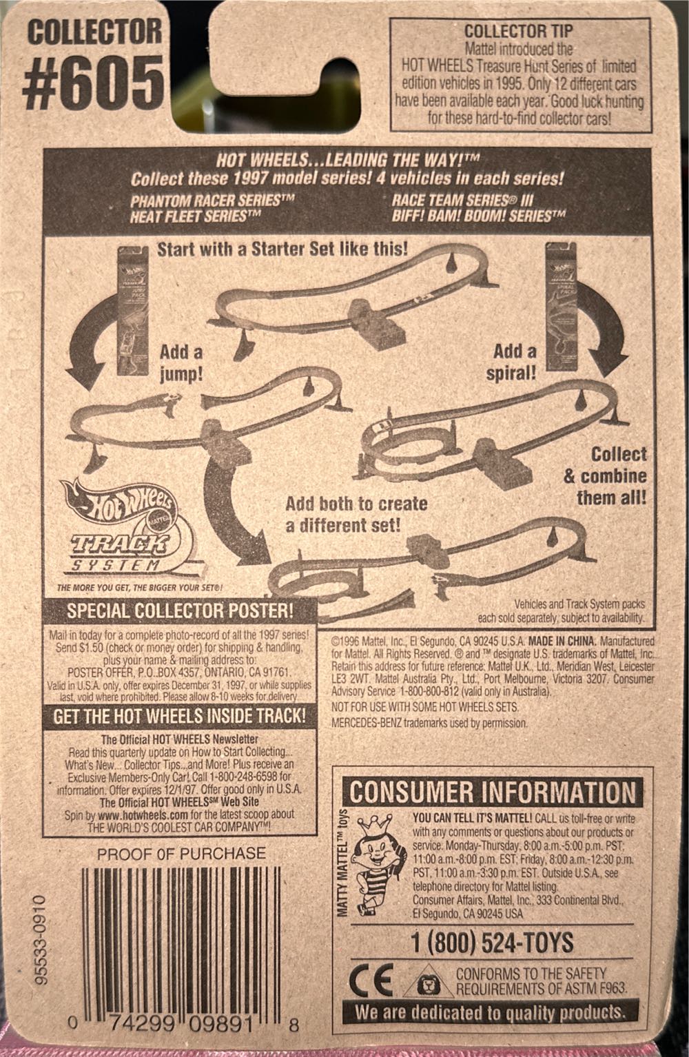 Mercedes 2.6 - 1998 Hot Wheels toy car collectible - Main Image 3