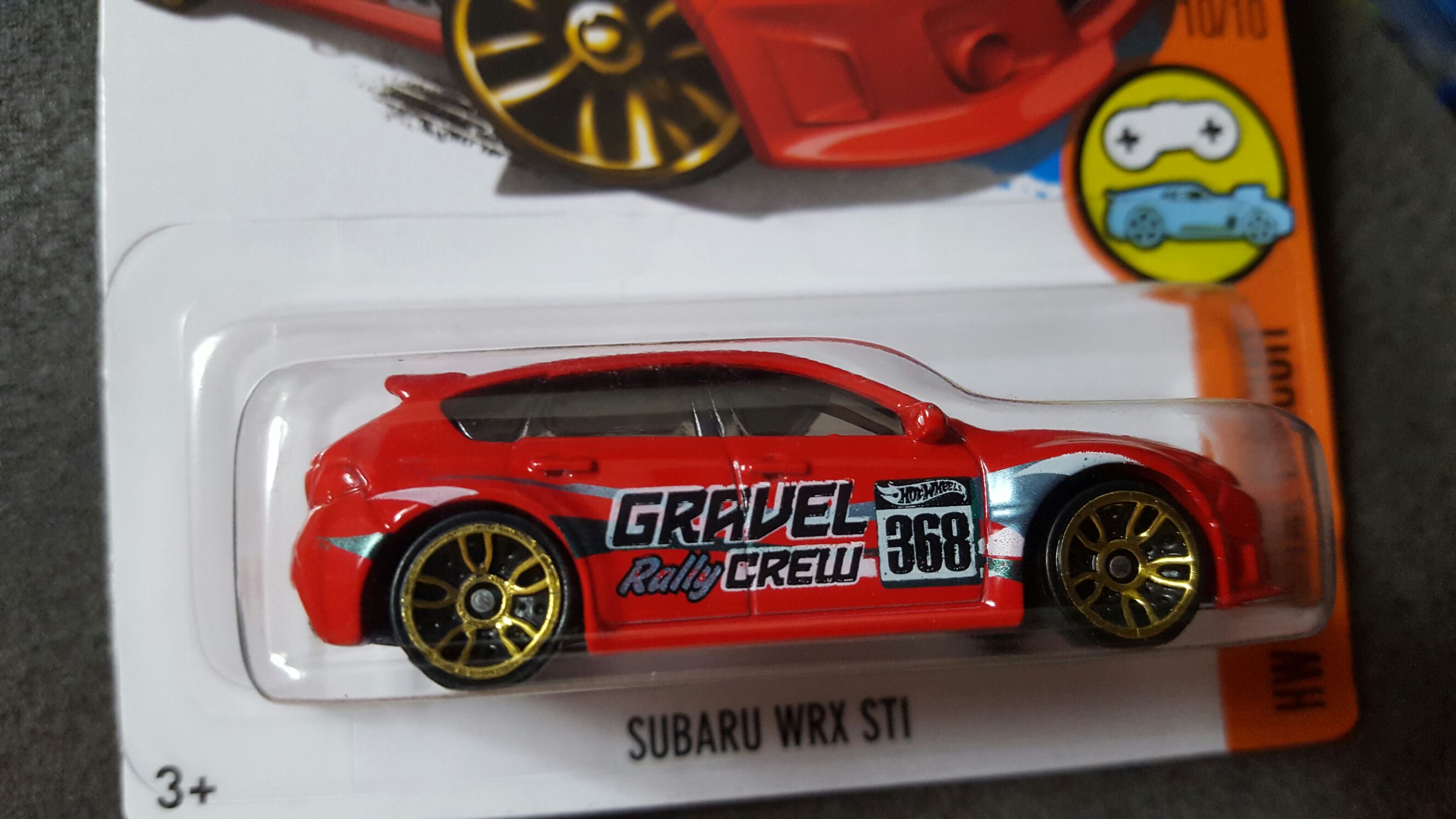 Subaru WRX STI - HW Digital Circuit toy car collectible - Main Image 2