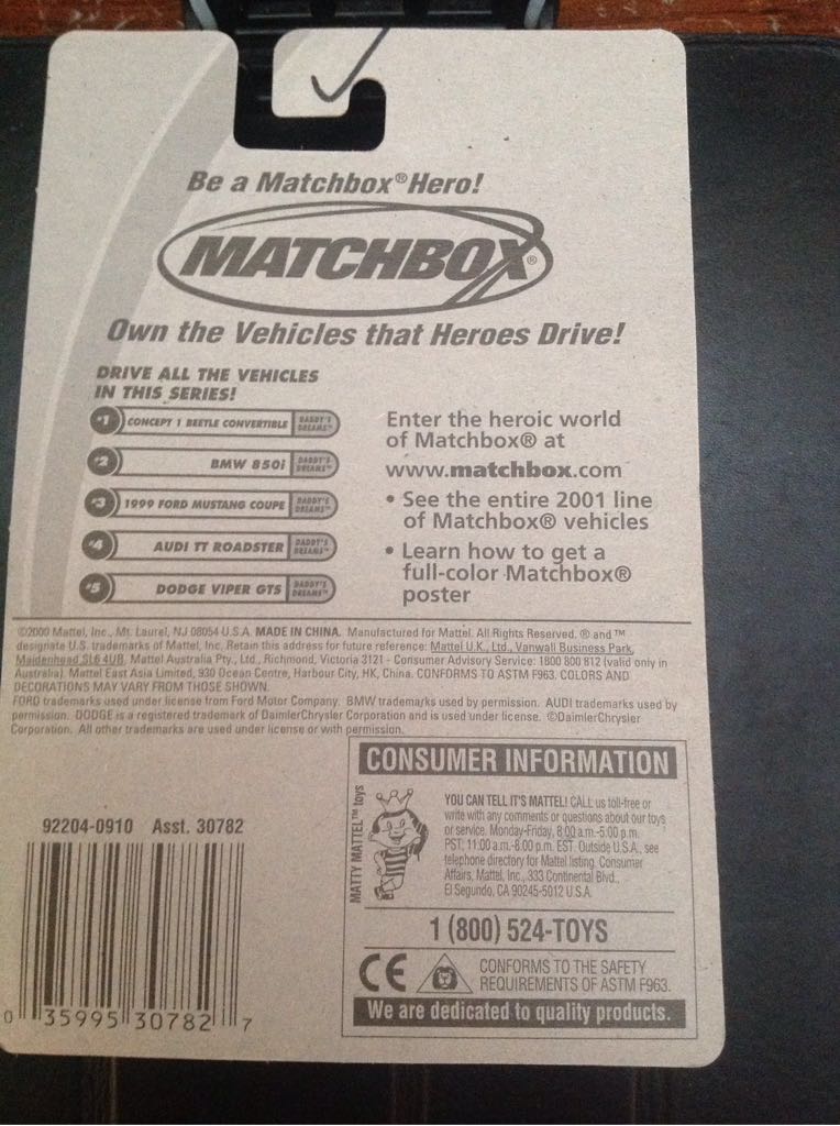 AUDI TT ROADSTER (Lm) - Matchbox toy car collectible - Main Image 2