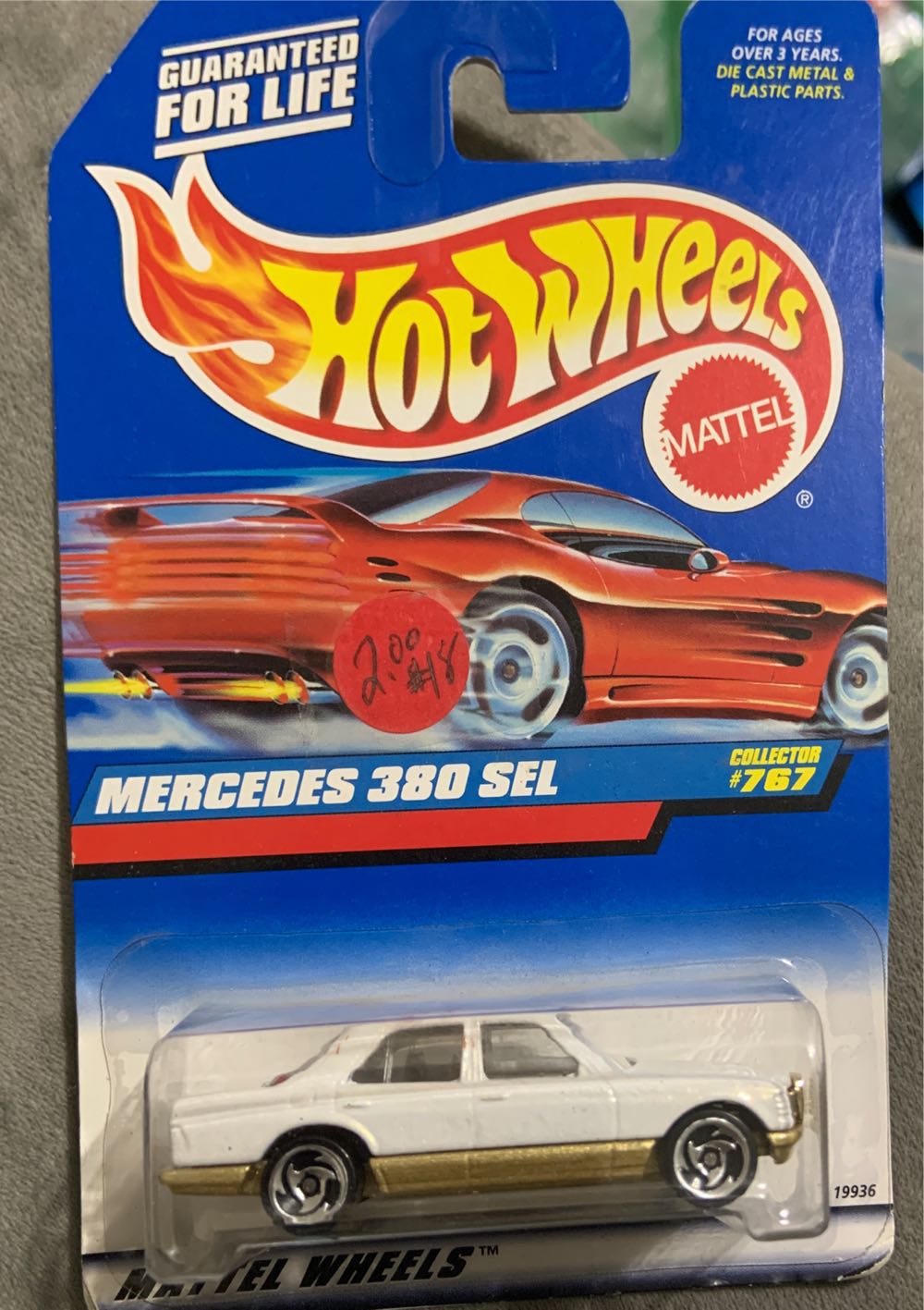 Mercedes 380 SEL  toy car collectible - Main Image 2