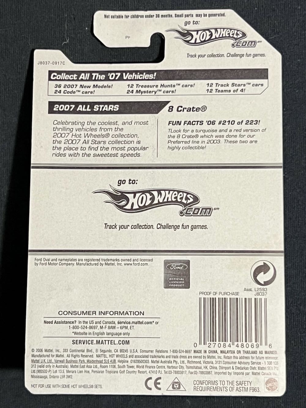 8 Crate - Mainline®️ toy car collectible - Main Image 2