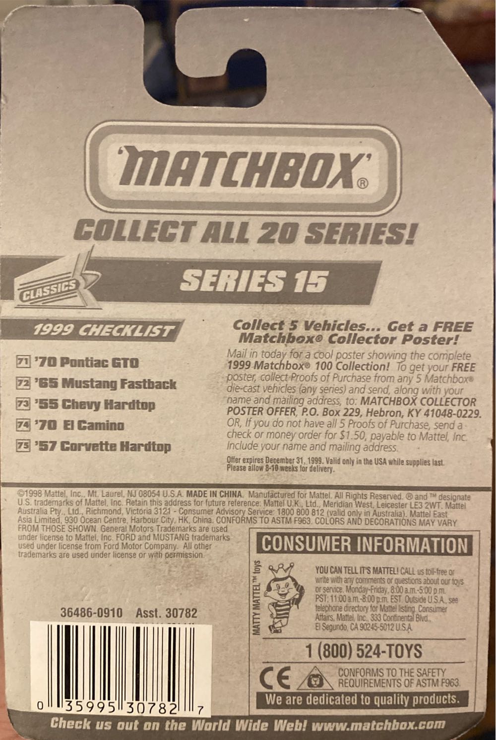 Mustang Fastback ‘65 - Classics toy car collectible - Main Image 2