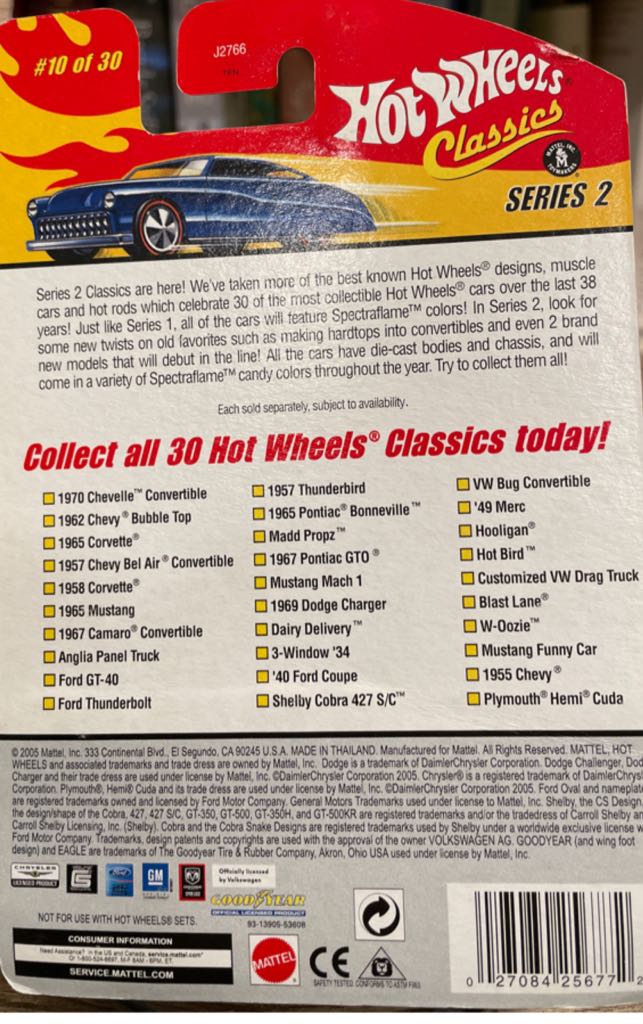 FORD THUNDERBOLT~HOT WHEELS®️ CLASSIC SERIES 2 - 2006-CLASSICS SERIES 2 toy car collectible - Main Image 2