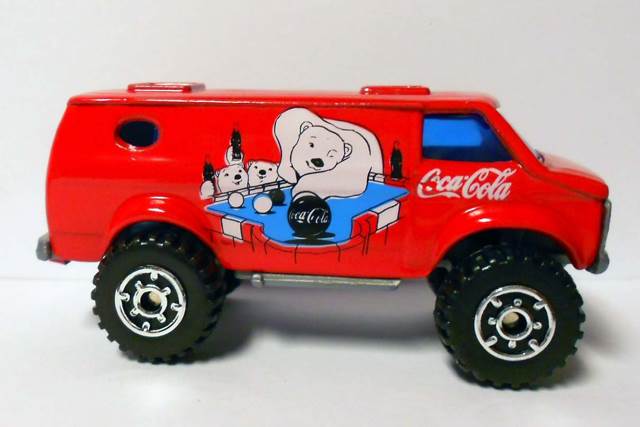 *Chevy 4x4 Van - Coca-Cola 5-Pack toy car collectible - Main Image 1