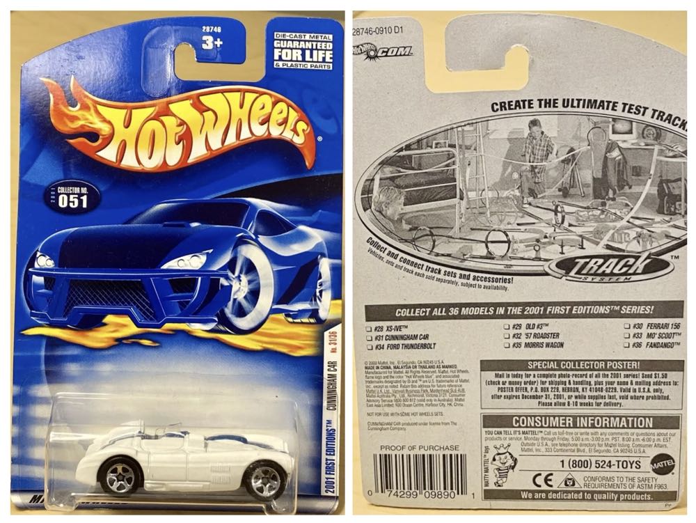 Cunningham C4R - 2001 First Editions toy car collectible - Main Image 4