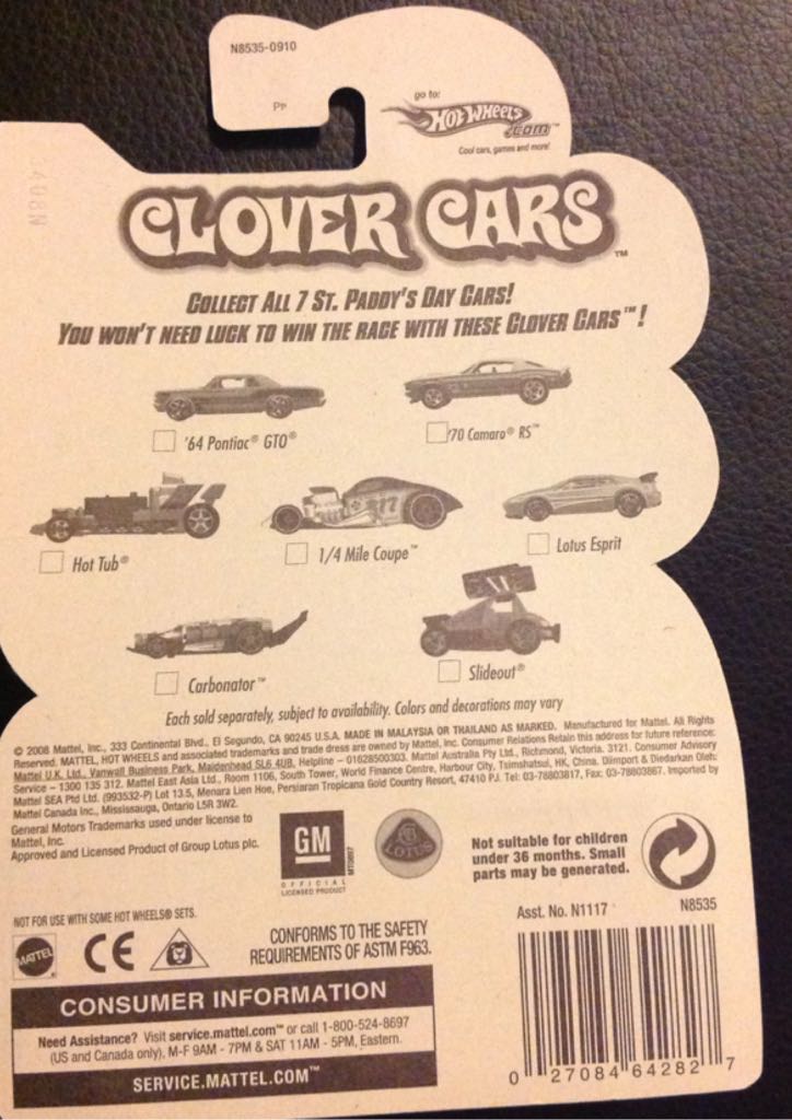 Lotus Esprit - 2009 Clover Cars Series toy car collectible - Main Image 2