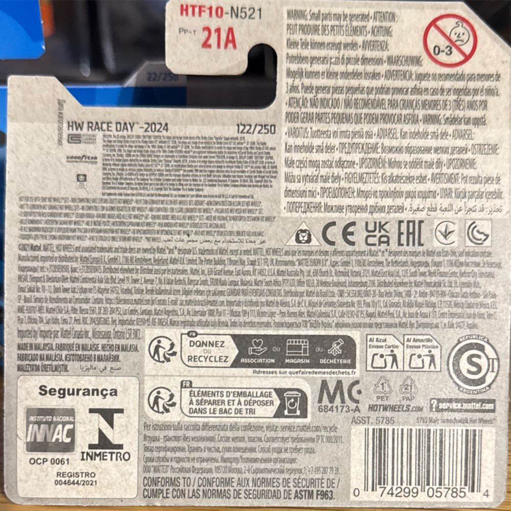 Shelby Cobra "Daytona” Coupe - HW Race Day toy car collectible - Main Image 2