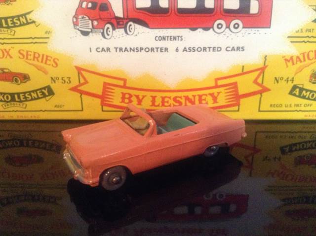 Ford Zodiac Mark 2 Convertible - Matchbox 75 RW toy car collectible - Main Image 2