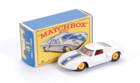 41C - Ford GT40 - 1-75 Regular Wheels toy car collectible - Main Image 1