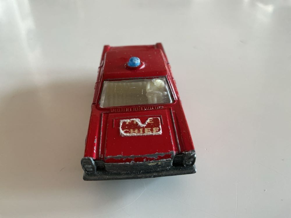 59C - Ford Galaxy Fire Chief’s Car - 1-75 Regular Wheels toy car collectible - Main Image 3