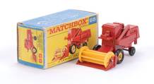 Claas Combine Harvester - Matchbox 75 RW toy car collectible - Main Image 1