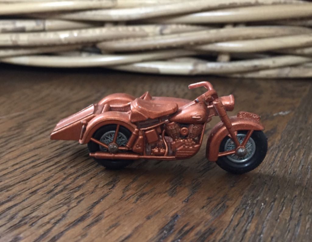 Harley Davidson & Sidecar - Matchbox 1-75 RW toy car collectible - Main Image 2