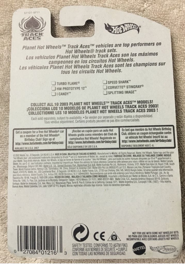 HW Prototype 12 - 2003 Track Aces toy car collectible - Main Image 2