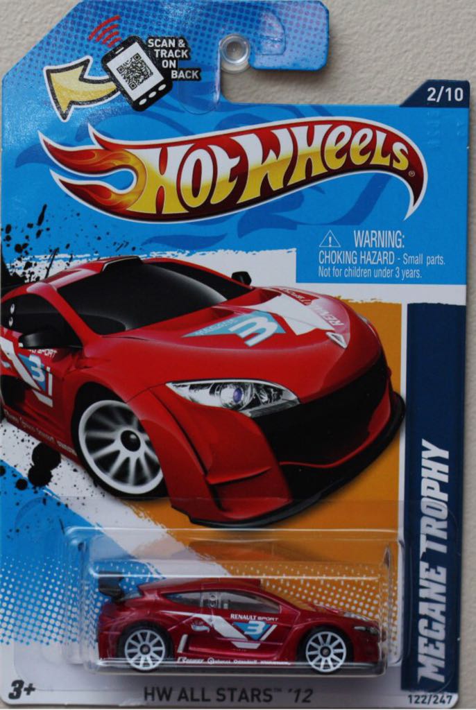 Renault Megane Trophy - 2012 HW All Stars toy car collectible - Main Image 2