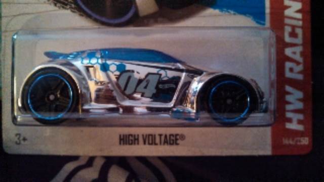 high voltage - 2013 HW Racing -Super Chromed toy car collectible - Main Image 2