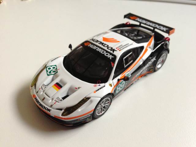 458 Italia GT2 LM 2011 - Farnbacher Racing - HotWheels Elite toy car collectible - Main Image 1