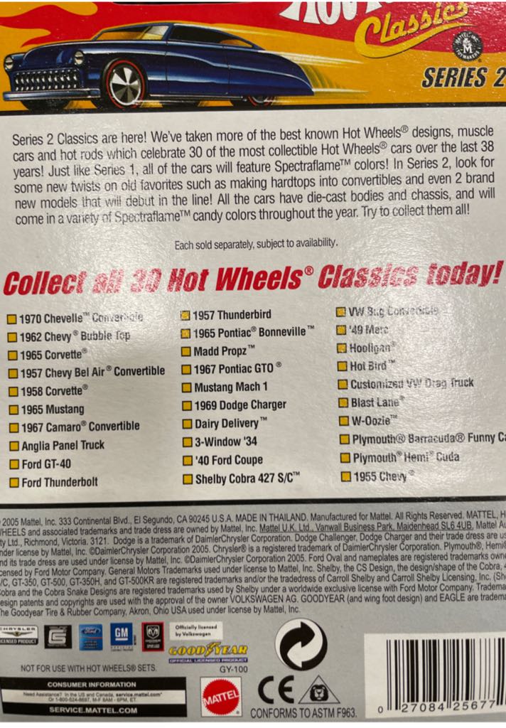 FORD THUNDERBOLT - Pink - Classics - 0025 - 2006-HOT WHEELS CLASSICS toy car collectible - Main Image 2