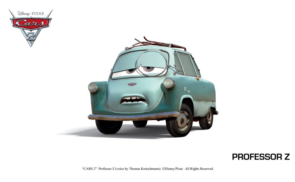 Professor Zündapp - (2011 - Cars 2) SINGLES (50) toy car collectible - Main Image 2