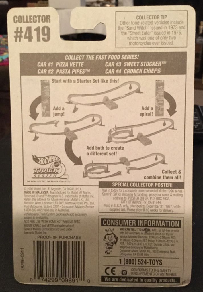 Crunch Chief - Fast Food Series toy car collectible - Main Image 2
