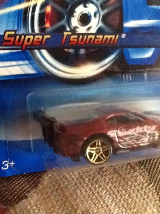 Hothweels Super Tsunami W/ Logos Rear Panel  - Drift King Series toy car collectible - Main Image 2