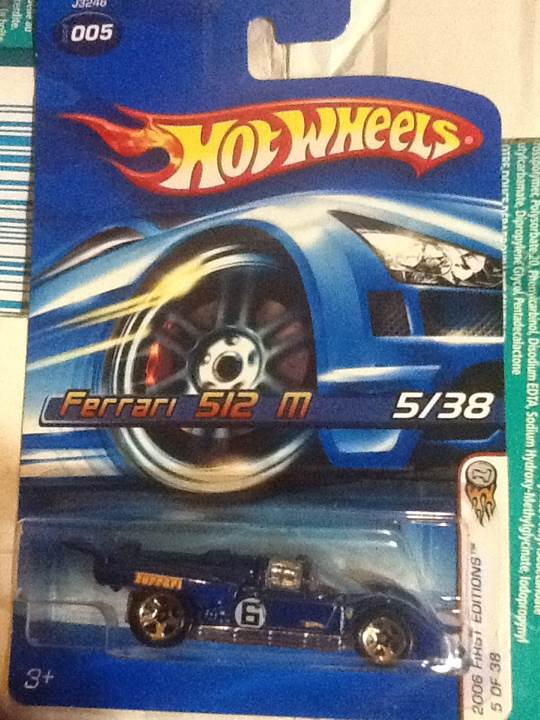 Ferrari 512M Short Card - 2006 First Editions toy car collectible - Main Image 1