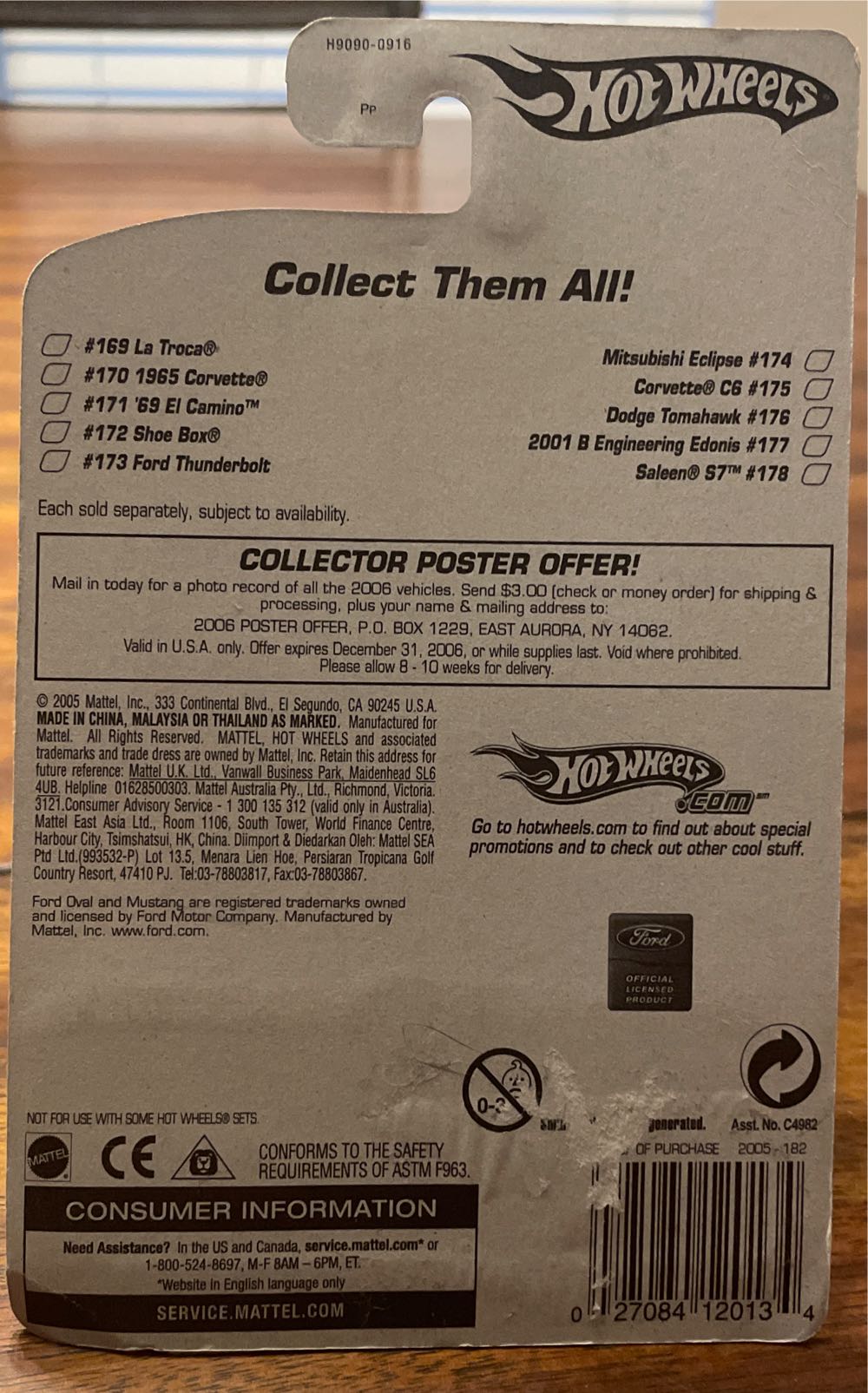 182 - 71 Mustang Funny Car Orange - 2013 Flying Customs toy car collectible - Main Image 2