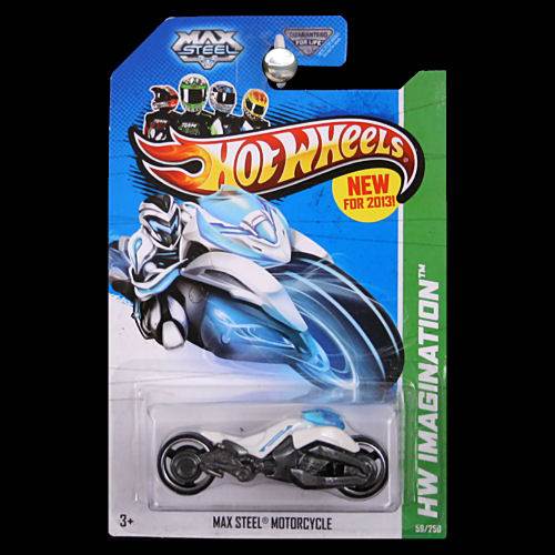 Max Steel Motorcycle - 2013 - HW Imagination - Future Fleet toy car collectible - Main Image 2