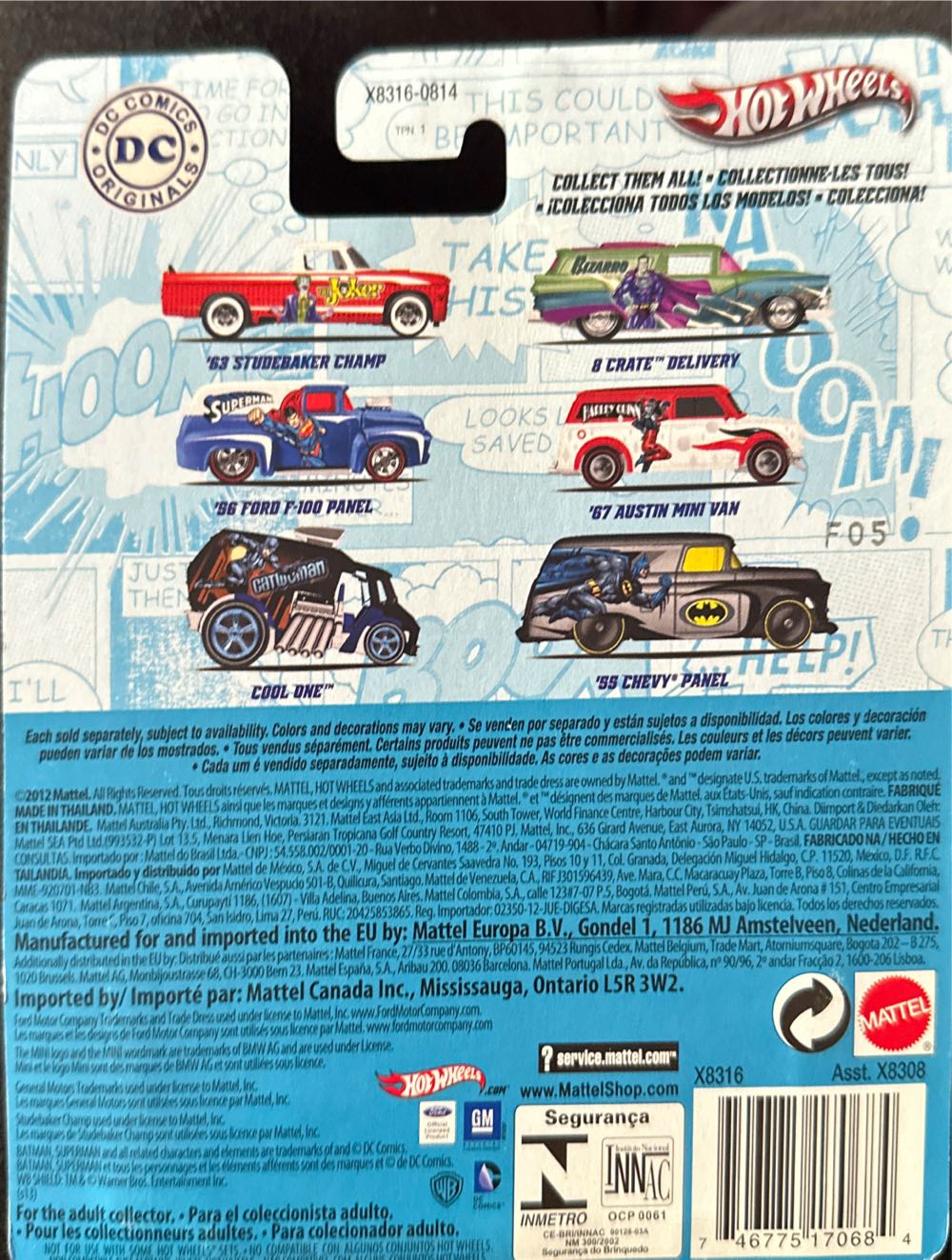 ’63 Studebaker Champ - Joker - DC Comics Originals toy car collectible - Main Image 3