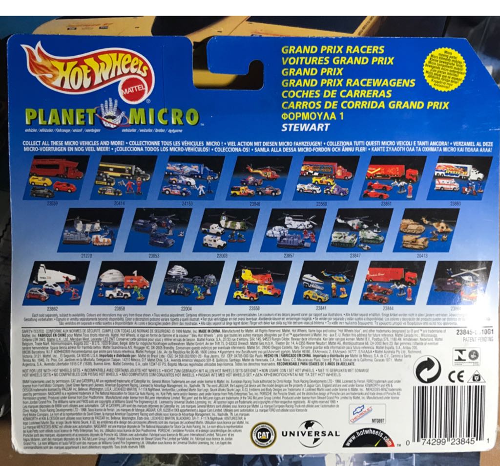 Planet Micro- Stewart Ford Team - Grand Prix toy car collectible - Main Image 2