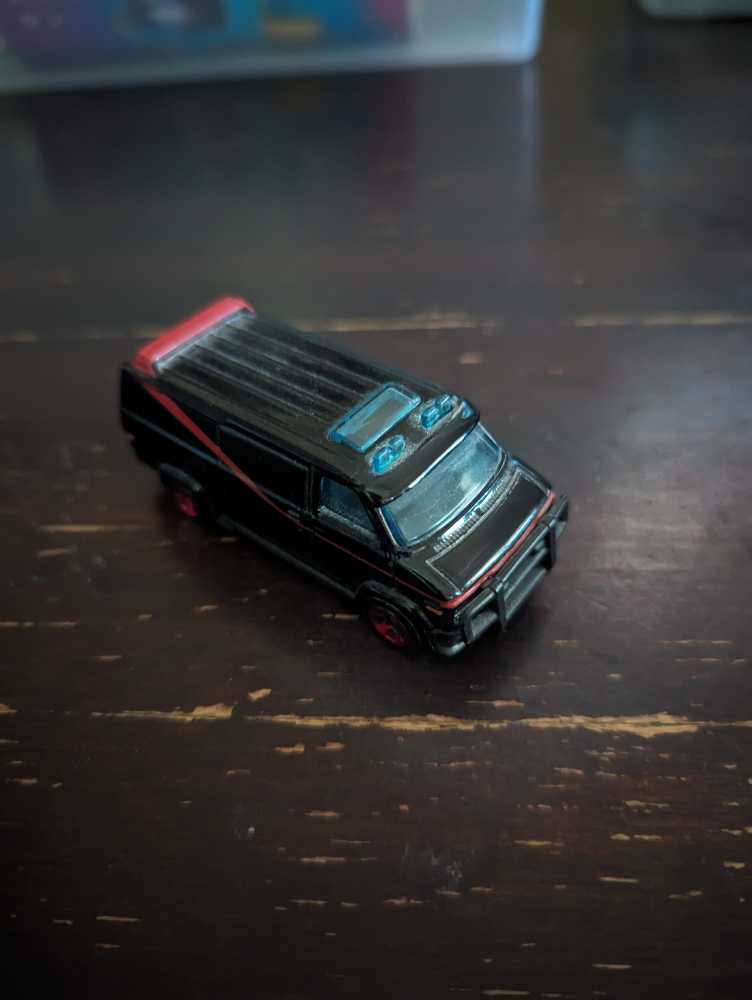 Hotwheels A-team Van  toy car collectible - Main Image 2