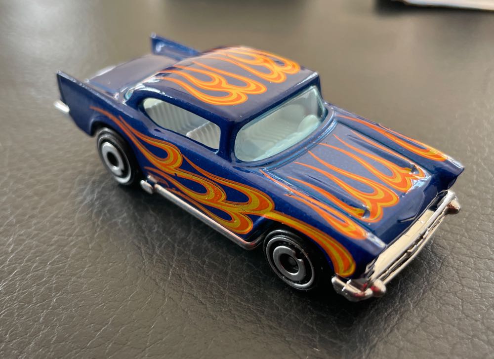 57 Chevy - HW Flames 2019 toy car collectible - Main Image 2