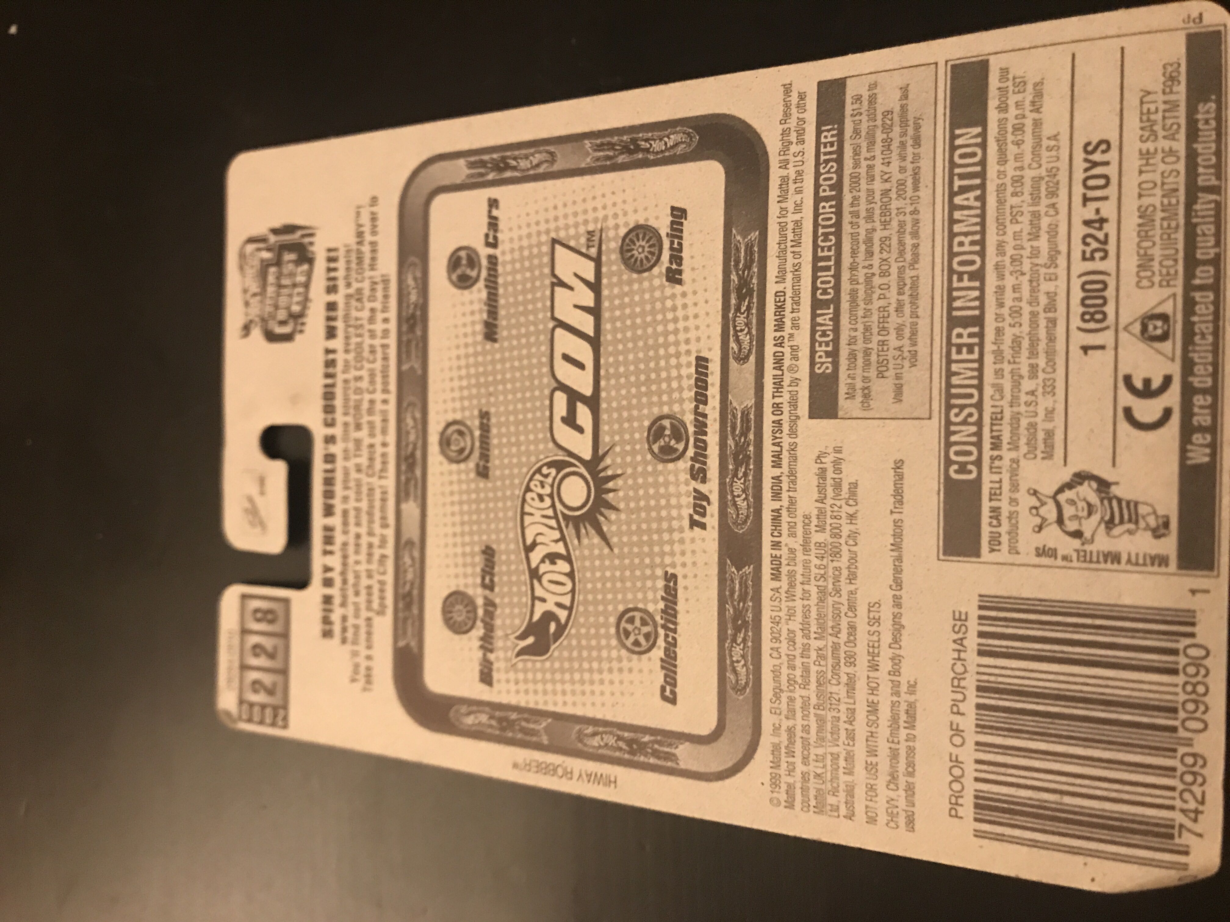 1957 Chevy (Exposed Engine) - Mainline toy car collectible - Main Image 2