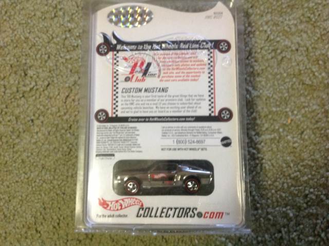 Custom Mustang - RLC - Hotwheelscollectors.com toy car collectible - Main Image 2